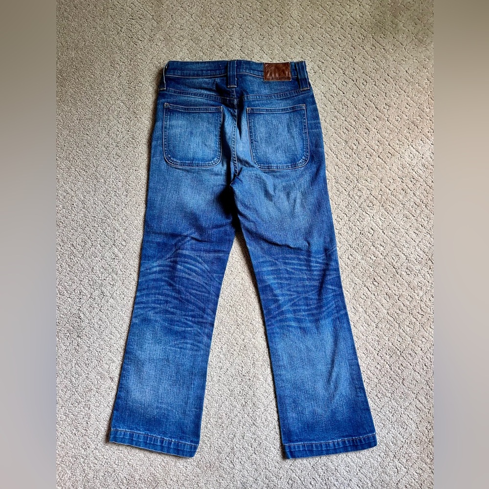 Madewell Rivet & Thread High Rise Cropped Jeans, Size 28 - Picture 4 of 8